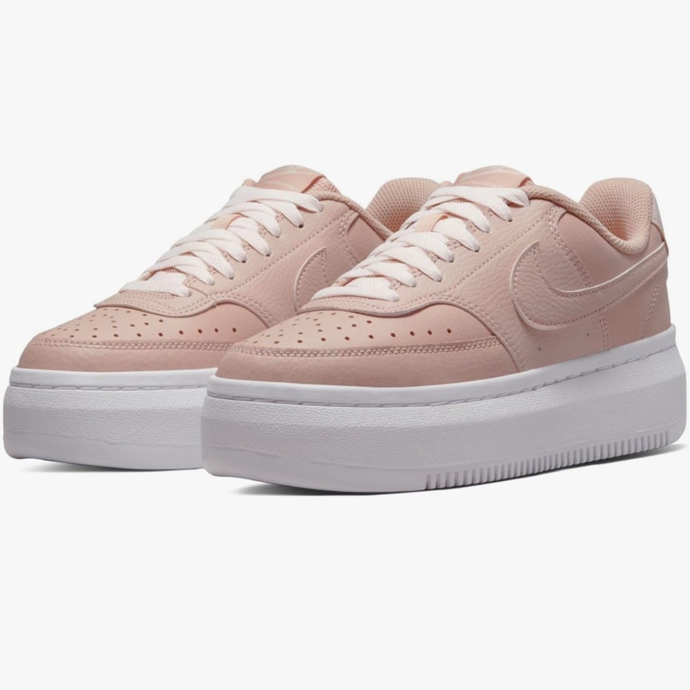Nike Women's Blush Pink Platform Sneakers